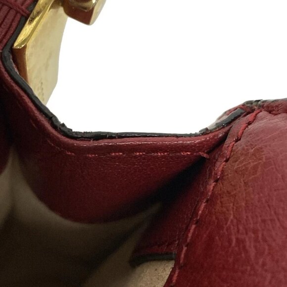 GUCCI Ophidia GG Small Shoulder Bag Navy Red Suede Leather - 645-082325 - Picture 12 of 14